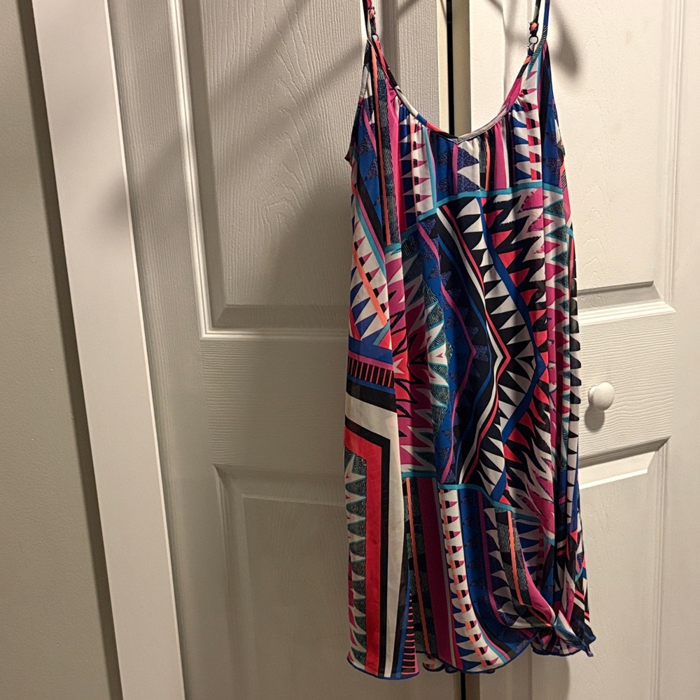 Express Multicolor Geometric Camisole